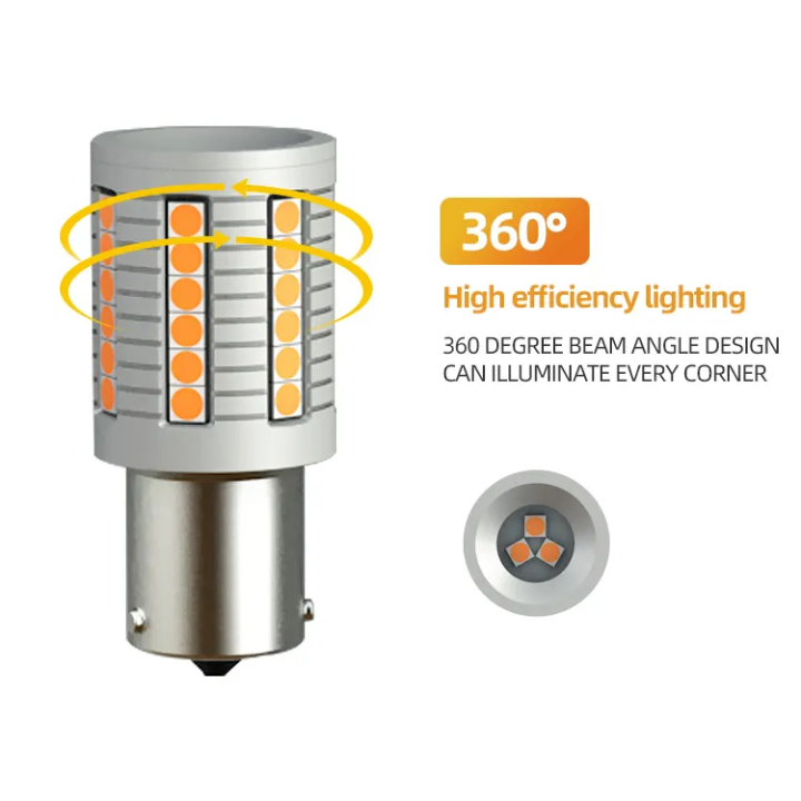 Py21w (1156) - Amber - Single Point S2 Series LED Lights For Indicators