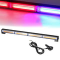 Police Style Flashing Light - 45cm(Red+Blue+White) - Super Bright with Multi Function