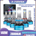 H11/H8/H16 - X-7Seven Apollo Gen 3 Series LED Headlights 140 Watts - 28000 Lumens