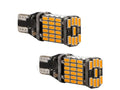 T10 W5W Car Parking Lights - Amber/Orange - 45 Smd - Canbus - 1Pair