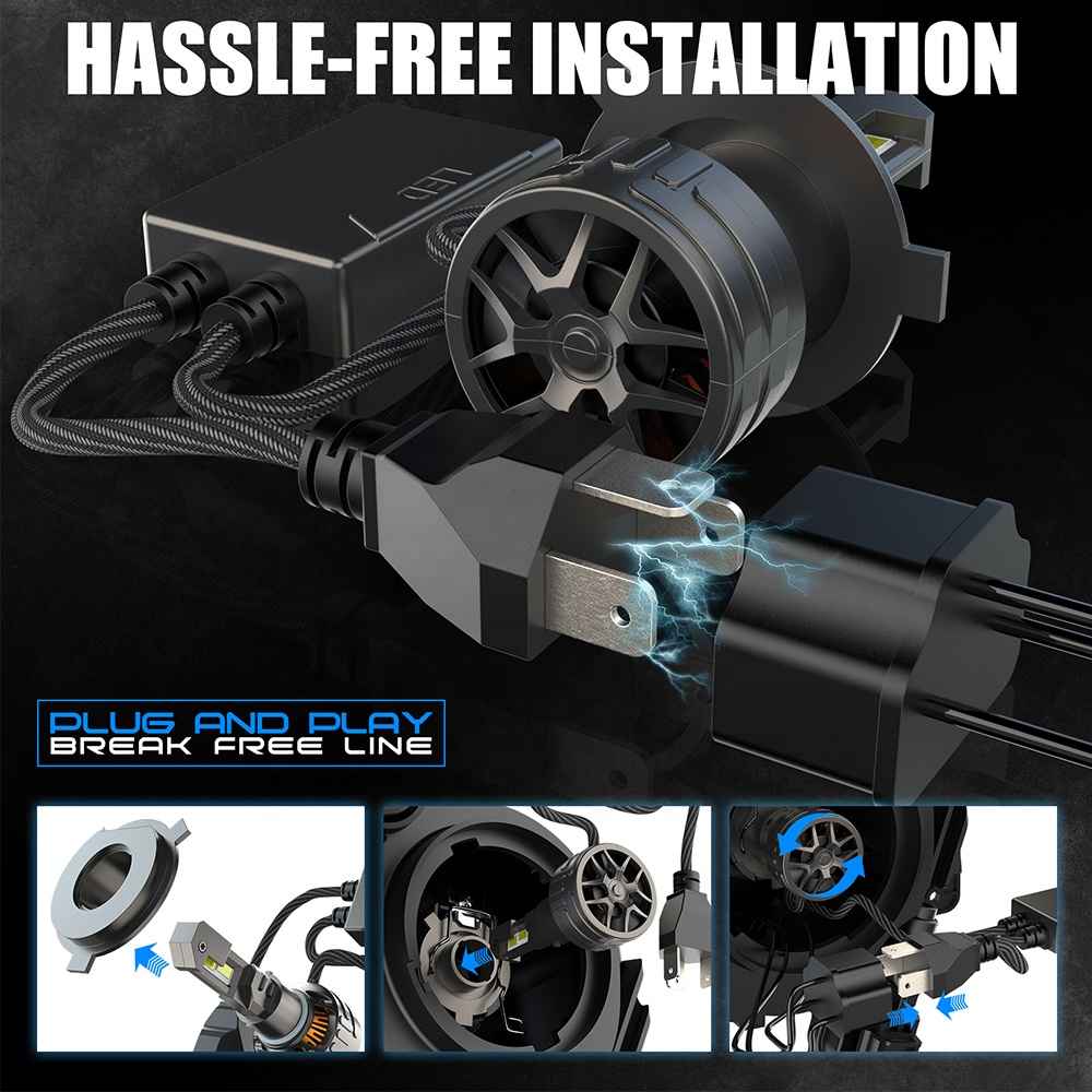 HB3/HB4(9005/9006) - Auto Glow Gold Series LED Healight - 160watts 36000 Lumens - 1 year warranty