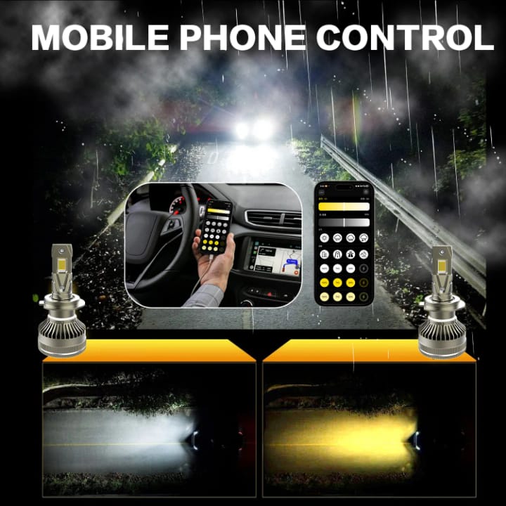 H11 - Auto Glow Aura - App Controlled LED - 150 watts - 1 year warranty