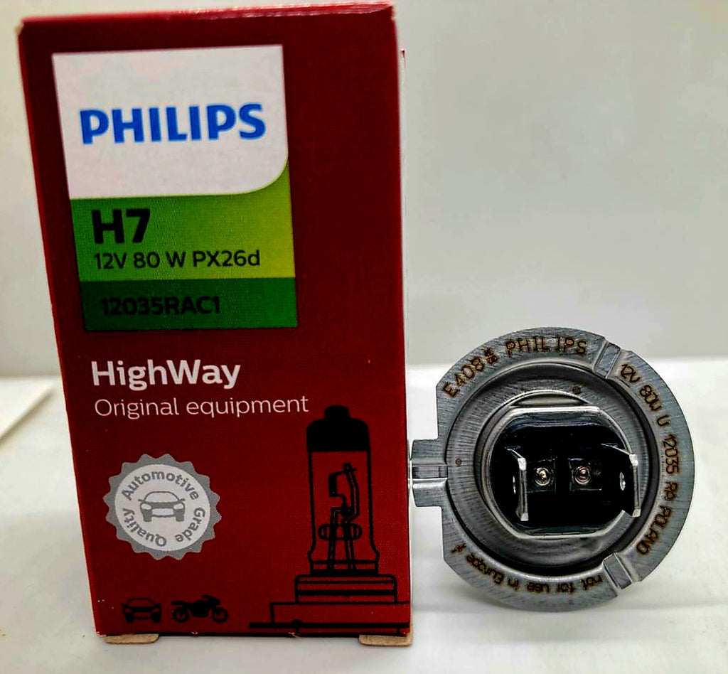 H7 - Philips Rally Vison 80Watts - Poland Made - 1 Pair