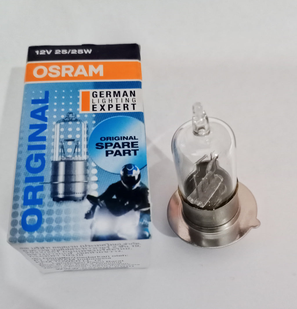 Original Osram P15D - 25/25Watts CD-70/CG125 Headlight Bulb