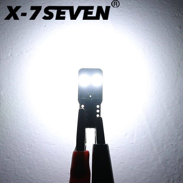 T10 W5W - X-7SEVEN Parking/Licence Plate/Interior/Wedge Lights - 6500k 6Watts 600lm