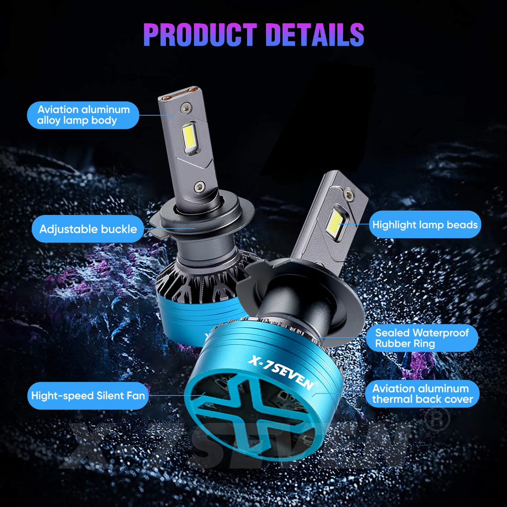 HB3/4(9005/6) - X-7Seven Apollo gen3 Series Headlight LED - 140 Watts - 28000 Lumens