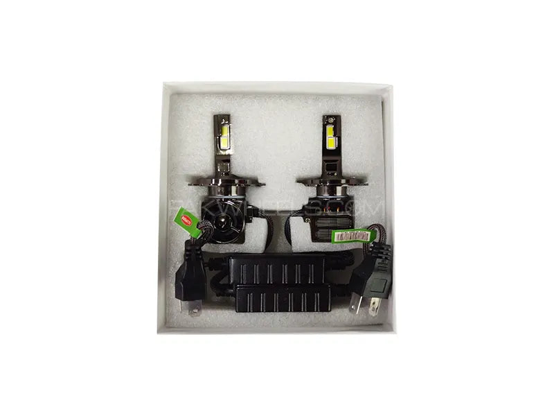 H4 - Bugatti B65 Pro Max LED Headlights 400Watts 40000Lumens - 6500k White - Most Powerful LED