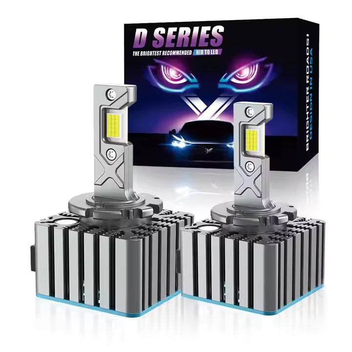D1S/D1R - X-7Seven Apollo D Pro Series HID to LED Headlights - 140 Watts - 28000 lumens