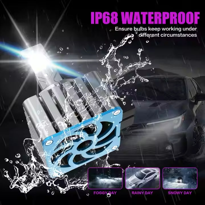 D1S/D1R - X-7Seven Apollo D Pro Series HID to LED Headlights - 140 Watts - 28000 lumens