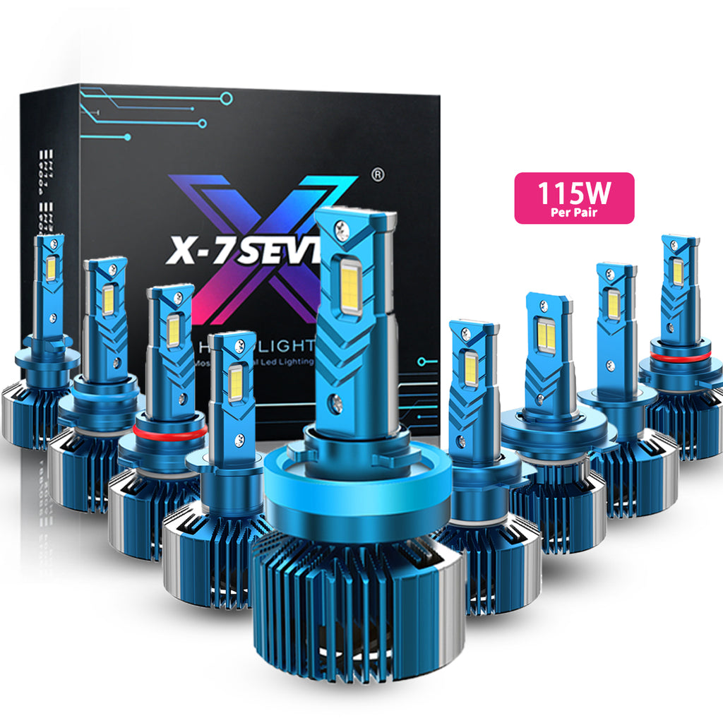 H4 - X-7SEVEN Emperor Pro Series LED 6500K - 110watts 12000Lumens - One year warranty