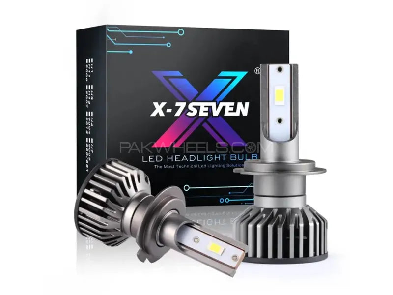 Hb3/Hb4(9005/9006) - X-7seven F2 Yellow Fog/Low Beam Headlights - 75 Watts - 7500 Lumens - USA - One Year Warranty