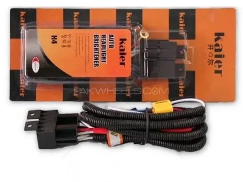 Kaier H4 Relay Harness - H4 Headlight Brightener With Fuse Protection