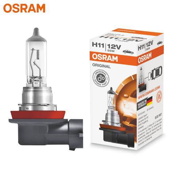 H11 - Osram Standard OEM Bulbs - 55Watts - Made In Germany