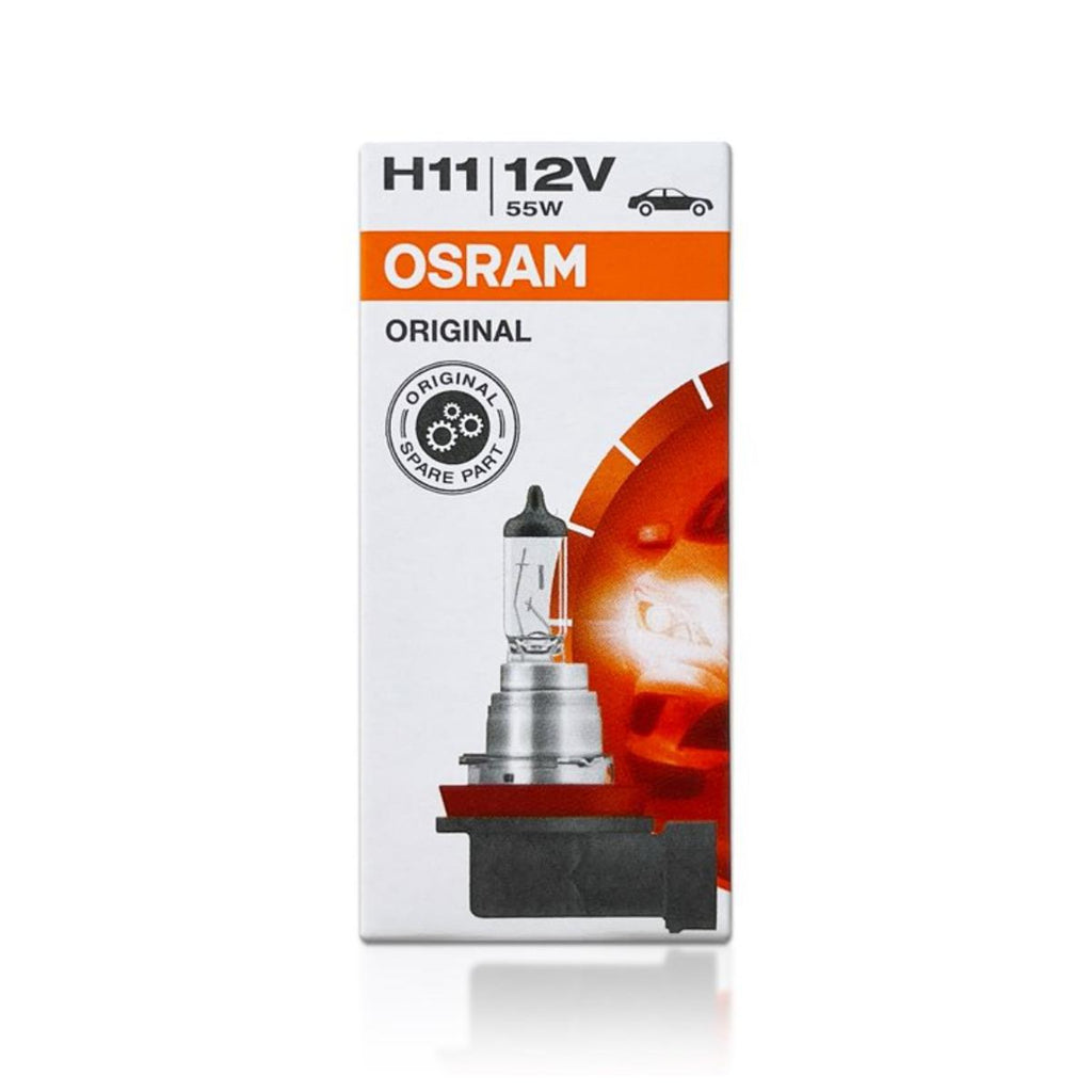 H11 - Osram Standard OEM Bulbs - 55Watts - Made In Germany