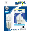 P21W - Narva Range Performance LED For Reverse/Break/Indicator - Single Point - White /Red - Pair Packing