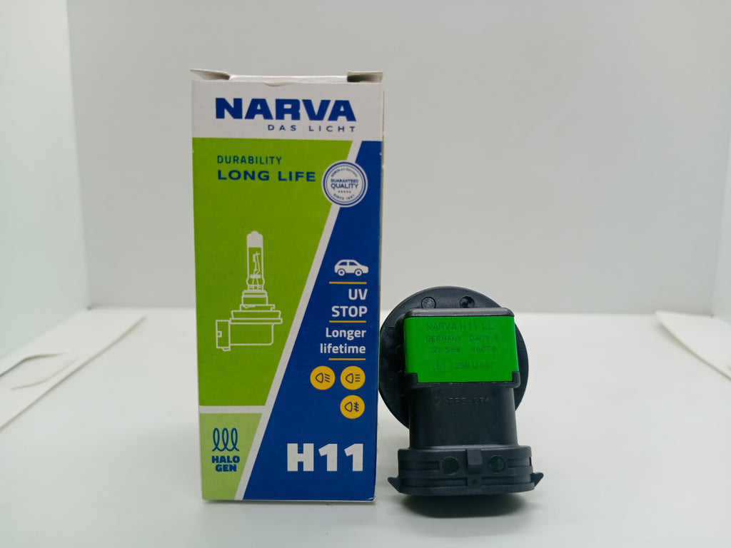 H11 - Narva Long Life Series Bulbs - 55watts - Germany