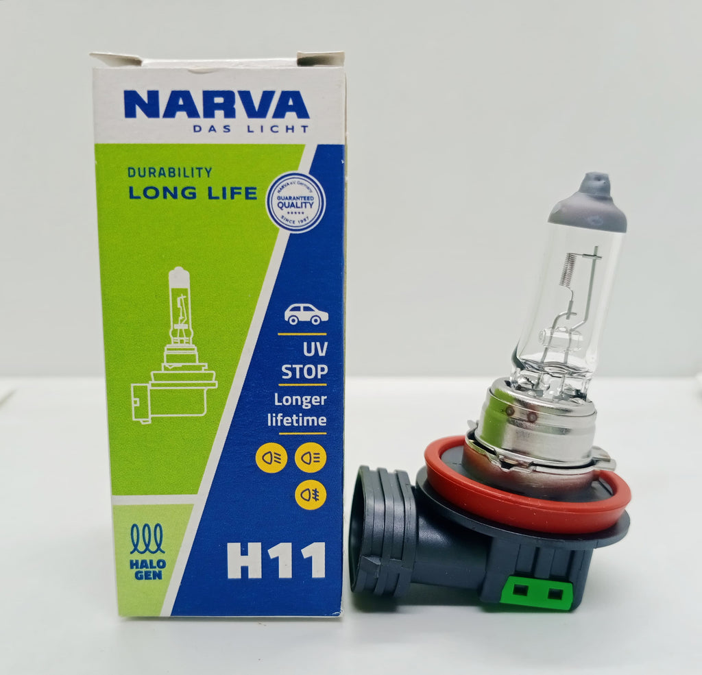 H11 - Narva Long Life Series Bulbs - 55watts - Germany