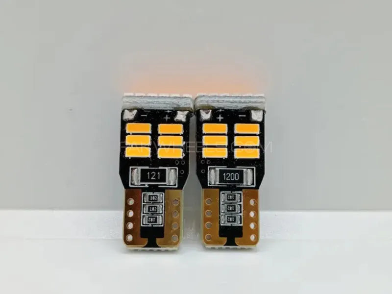 T10 W5W - X-7Seven Canbus Series Parking Lights - Amber Colour - USA - One Year Warranty